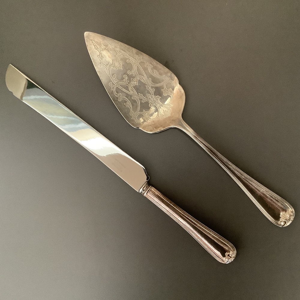 Gorham Heritage Cake Knife and Server.